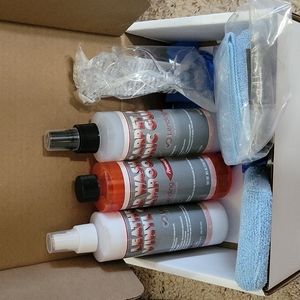 Car cleaning and care set